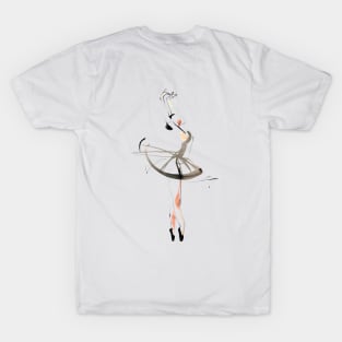 Ballerina Dance Drawing T-Shirt